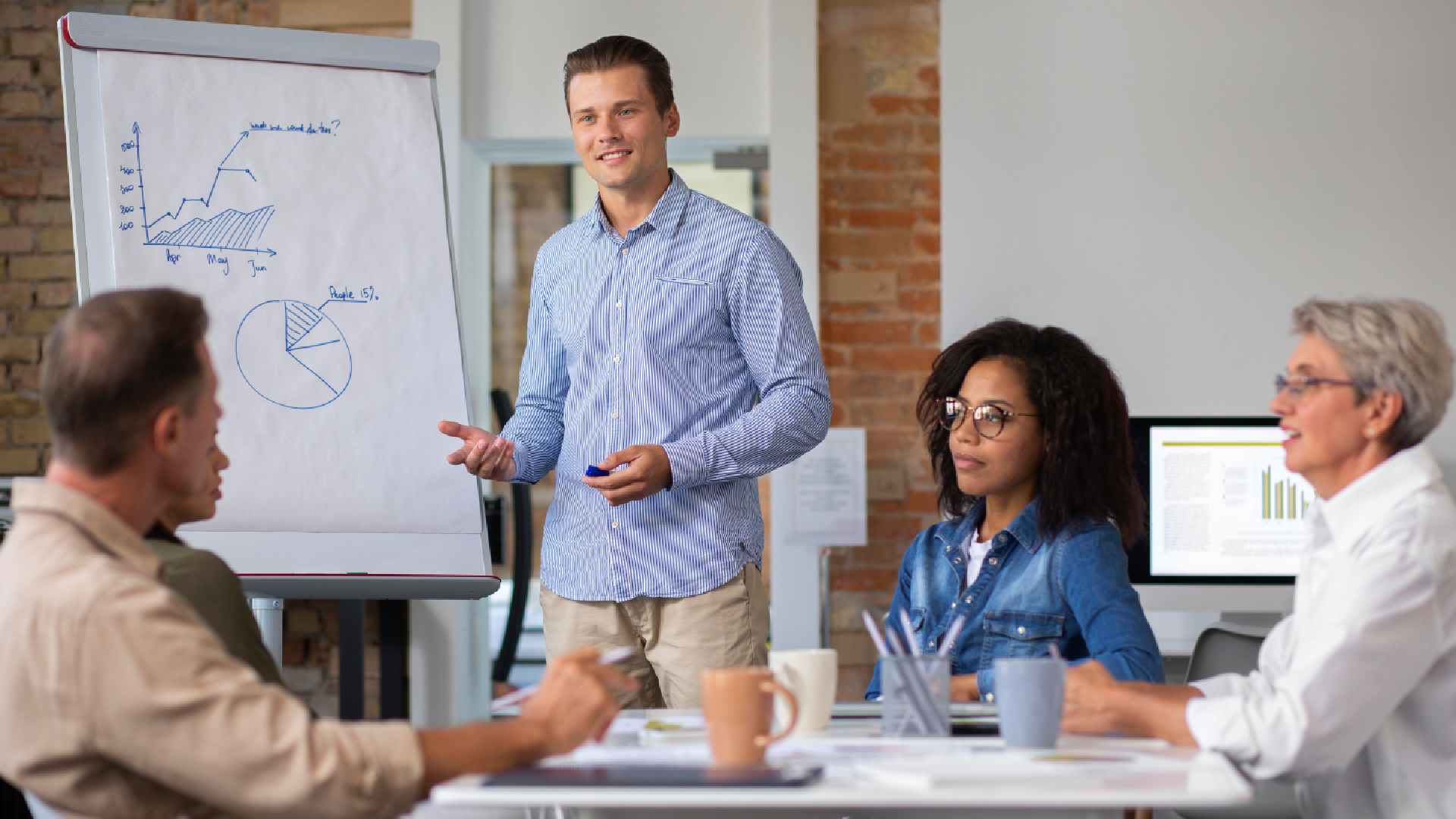 تصویری شخصی در حال آموزش فروش حضوری