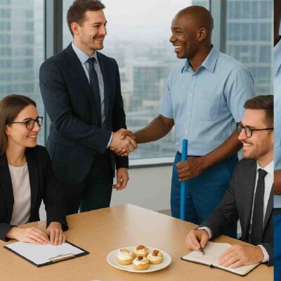 فروشنده حرفه ای مشتری را متقاعد به خرید کرد